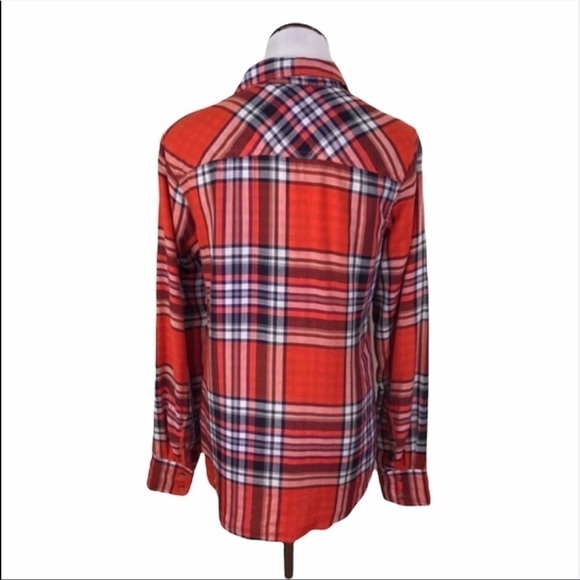 𝅺MERONA Plaid Button Front Shirt - Picture 4 of 7